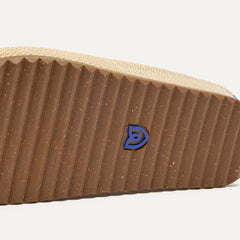 The Casual Clog - Pelican Raffia-Knit