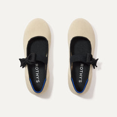 The Kids Tux Bow Mary Jane - Ivory
